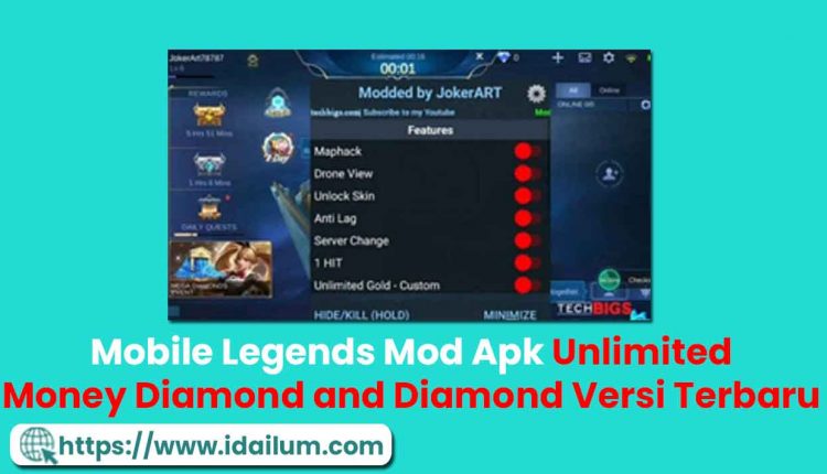 Mobile Legends Mod Apk Unlimited Diamond And Money