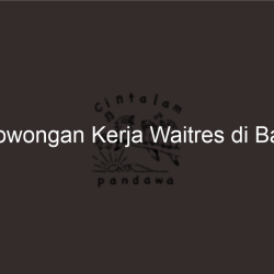 Lowongan Kerja Waitres di Bali